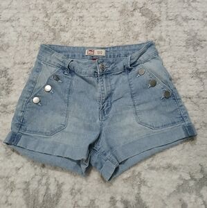 Lei Womens Tatum High Rise Denim Shorts ~ Size 5